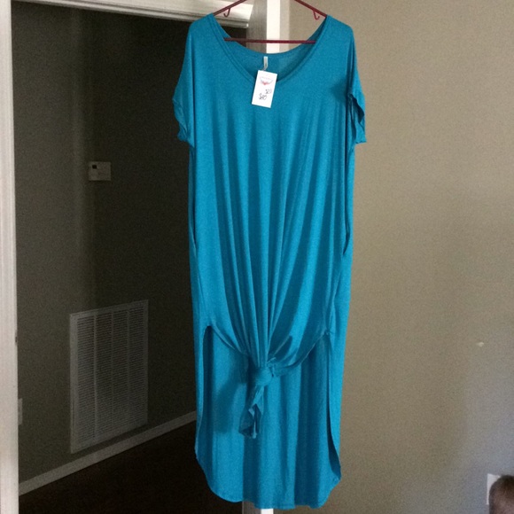 Blue long dress (new with tags) - Picture 3 of 3